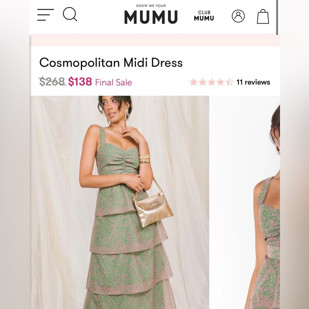 worn twice! Mumu!